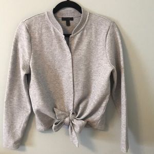 J.Crew Cropped-Tie Bomber